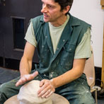 Gareth Mason talking about his work and demonstrating